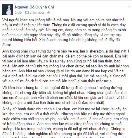 Quynh Chi viet tam thu gui chong sau don phuong ly hon-Hinh-3